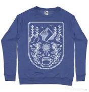 Bluza ADLER barbat Natural coffee Albastru melanj