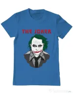 Tricou ADLER barbat The joker Albastru azuriu