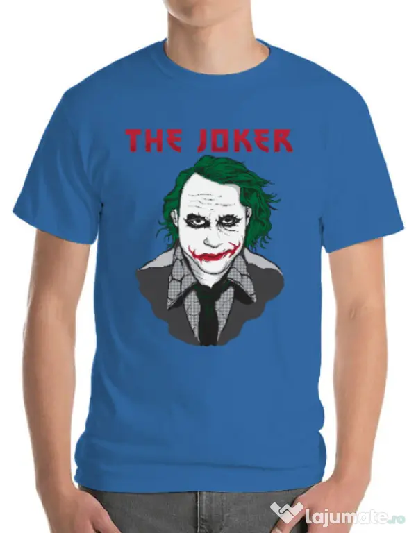 Tricou ADLER barbat The joker Albastru azuriu