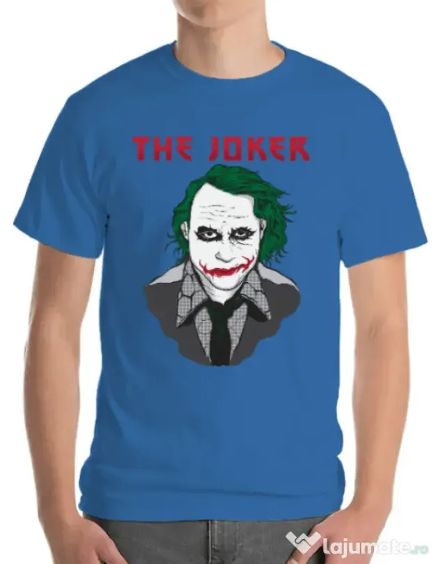 Tricou ADLER barbat The joker Albastru azuriu