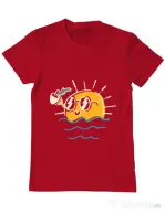 Tricou ADLER barbat Morning and coffee Rosu