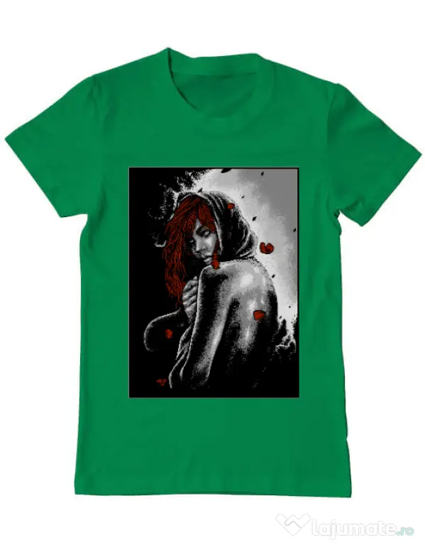 Tricou ADLER barbat Solitude Verde mediu