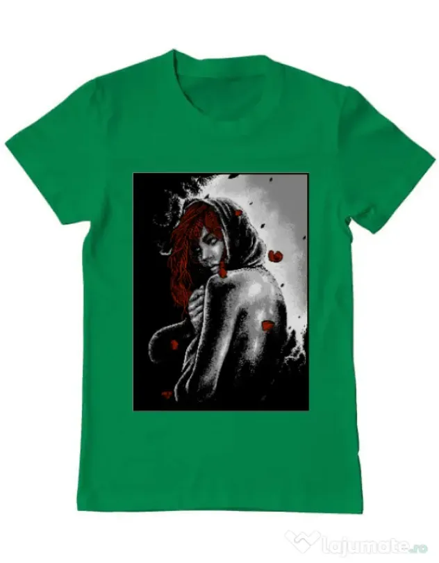 Tricou ADLER barbat Solitude Verde mediu