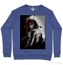 Bluza ADLER barbat Solitude Albastru melanj