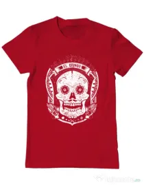 Tricou ADLER barbat El gringo Rosu