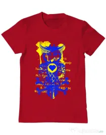 Tricou ADLER barbat Owl Rosu