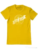 Tricou ADLER barbat When nothing goes right Galben