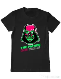 Tricou ADLER barbat Join the father Negru