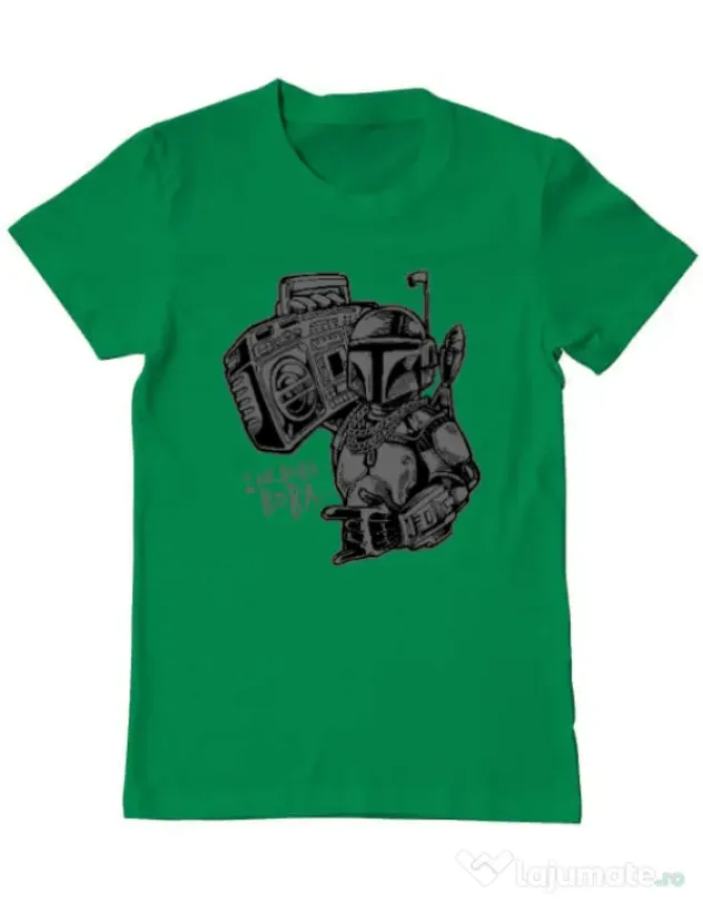 Tricou ADLER barbat Mr Boba Boba Verde mediu
