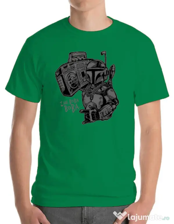 Tricou ADLER barbat Mr Boba Boba Verde mediu