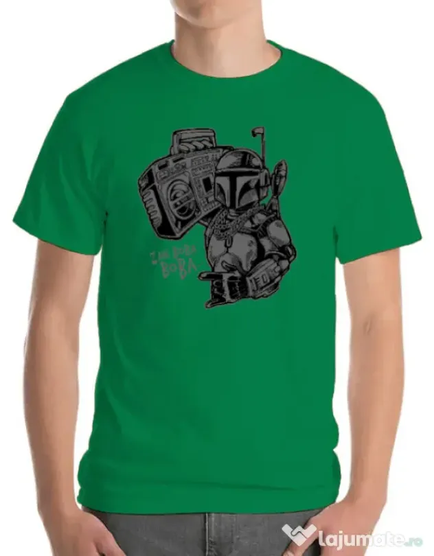 Tricou ADLER barbat Mr Boba Boba Verde mediu