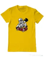Tricou ADLER barbat Trooper trick Galben