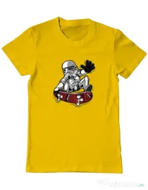 Tricou ADLER barbat Trooper trick Galben
