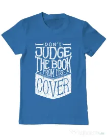 Tricou ADLER barbat Book cover Albastru azuriu
