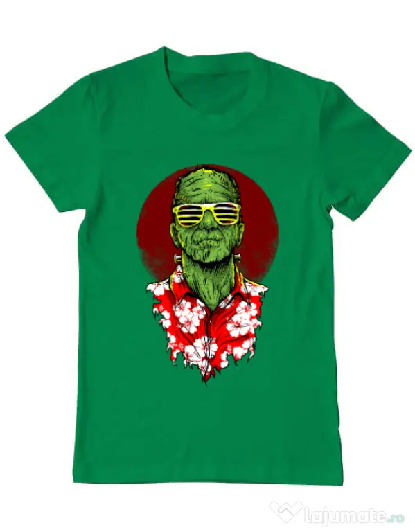 Tricou ADLER barbat Frank holiday Verde mediu