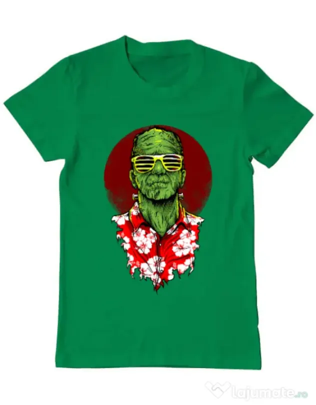 Tricou ADLER barbat Frank holiday Verde mediu