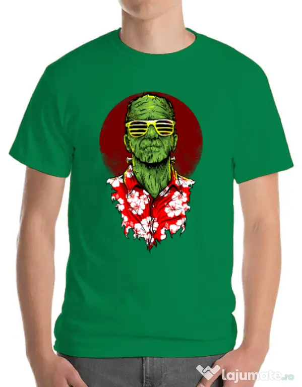 Tricou ADLER barbat Frank holiday Verde mediu