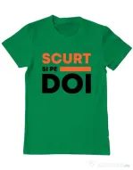 Tricou ADLER barbat Scurt si pe doi Verde mediu