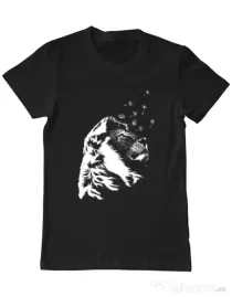 Tricou ADLER barbat Dande lion Negru