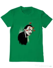 Tricou ADLER barbat Lift that moustache Verde mediu