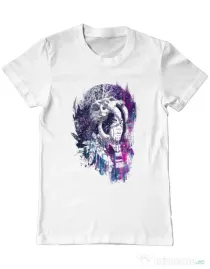 Tricou ADLER barbat Shaman Alb
