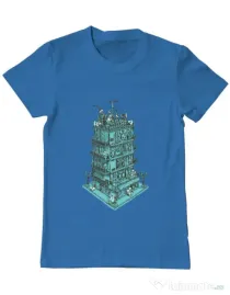 Tricou ADLER barbat Sound zone Albastru azuriu