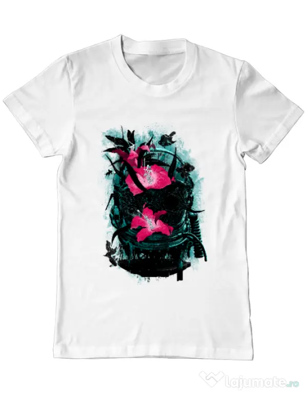 Tricou ADLER barbat The last of us Alb