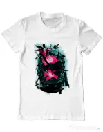 Tricou ADLER barbat The last of us Alb