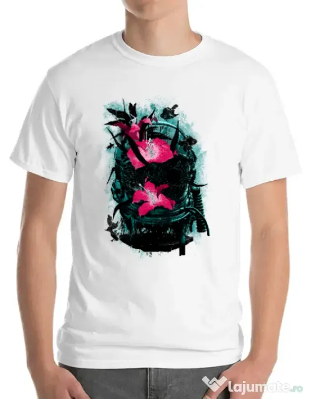 Tricou ADLER barbat The last of us Alb