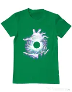 Tricou ADLER barbat A hole in my hand Verde mediu