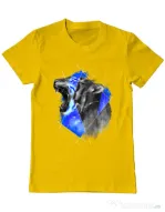 Tricou ADLER barbat Electro tiger Galben