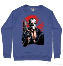Bluza ADLER barbat Jason will be back Albastru melanj