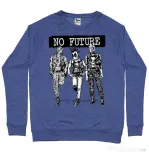 Bluza ADLER barbat No future Albastru melanj