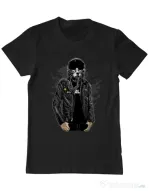 Tricou ADLER barbat Sky fighter Negru