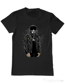 Tricou ADLER barbat Sky fighter Negru