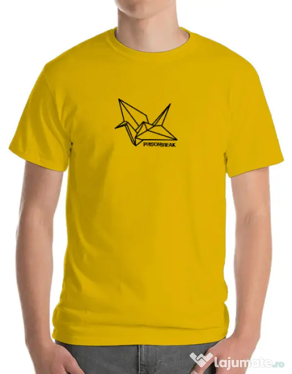 Tricou ADLER barbat Swan Galben