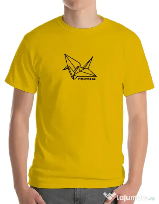 Tricou ADLER barbat Swan Galben