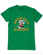 Tricou ADLER barbat Shut the fuh cup Verde mediu