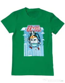 Tricou ADLER barbat Cleaning league gel Verde mediu