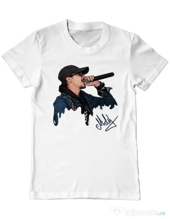 Tricou ADLER barbat Adi Morosanu FAMILIA Alb