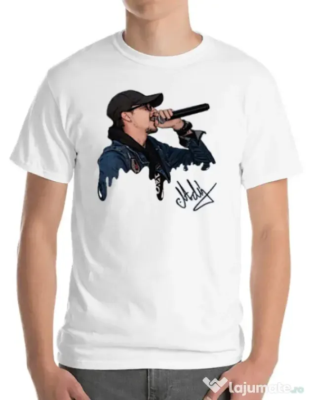 Tricou ADLER barbat Adi Morosanu FAMILIA Alb