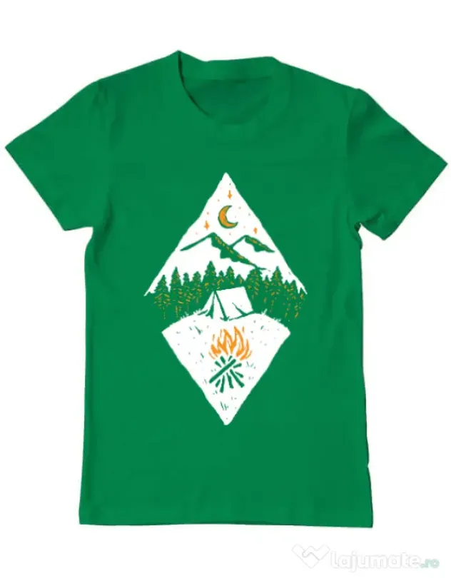 Tricou ADLER barbat Beauty night Verde mediu