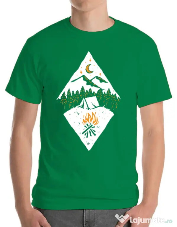 Tricou ADLER barbat Beauty night Verde mediu