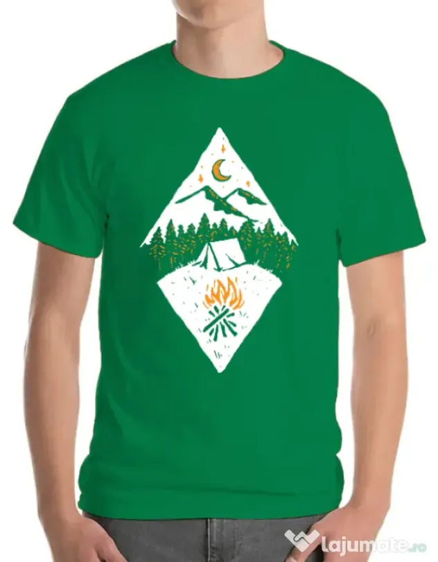 Tricou ADLER barbat Beauty night Verde mediu