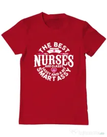 Tricou ADLER barbat Best nurses Rosu