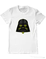 Tricou ADLER barbat Cat Vader Alb