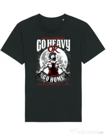 Tricou STANLEY STELLA barbat Go heavy or go home Negru