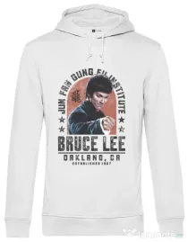 Hoodie barbat cu gluga Bruce Alb