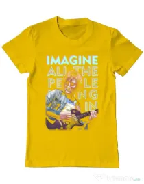 Tricou ADLER barbat Imagine Galben