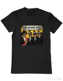 Tricou ADLER barbat Dance meme Negru